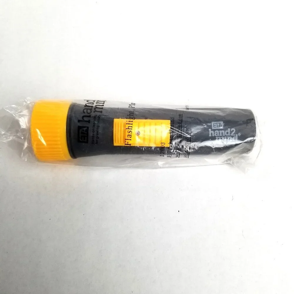 ETA hand2mind Flashlight Yellow Black STEM Science Classroom Tool